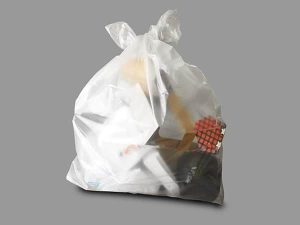 10 Bolsas de basura transparente de 100 cm X 150 cm