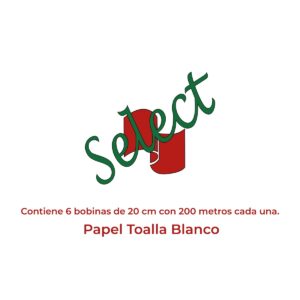 Toalla de papel 6x200 Select Indaial